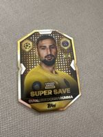 Gianluigi Donnarumma Champions League Topps Karte Super Save