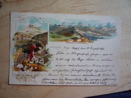 Gruss vom Rigi, Litho, 30.VIII.01
