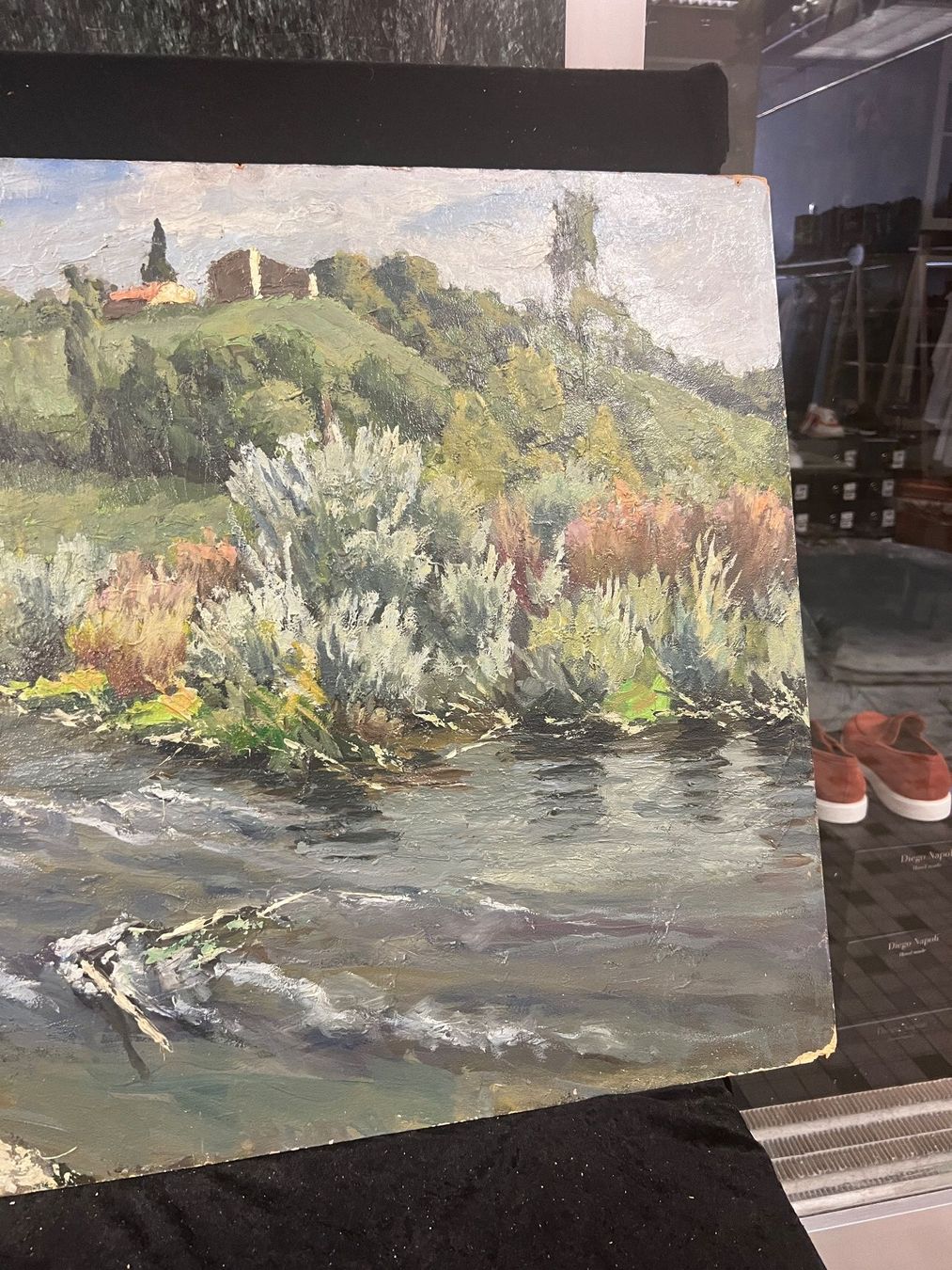 Dipinti: HUILE SUR PANNEAU SIGNÉE TAVERNIER – Usato da Genève venduto da Qanil77 3