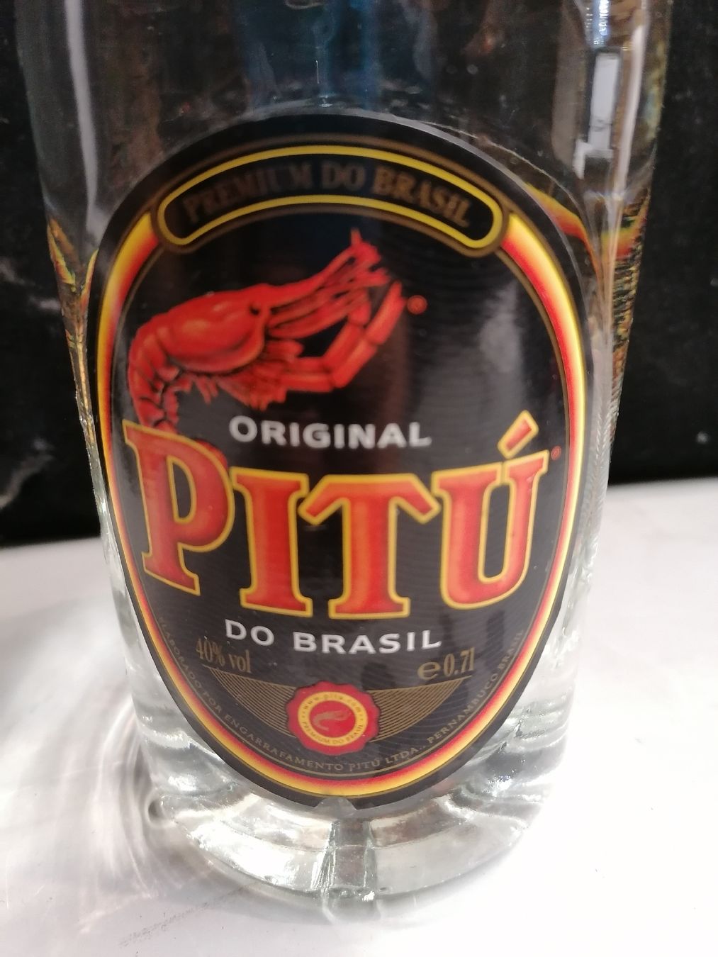 Spirituosen: Bouteille Pitu, boisson brésilienne 0.7L 40% vol – Gebraucht aus Genève von Leboucheoreilles 2