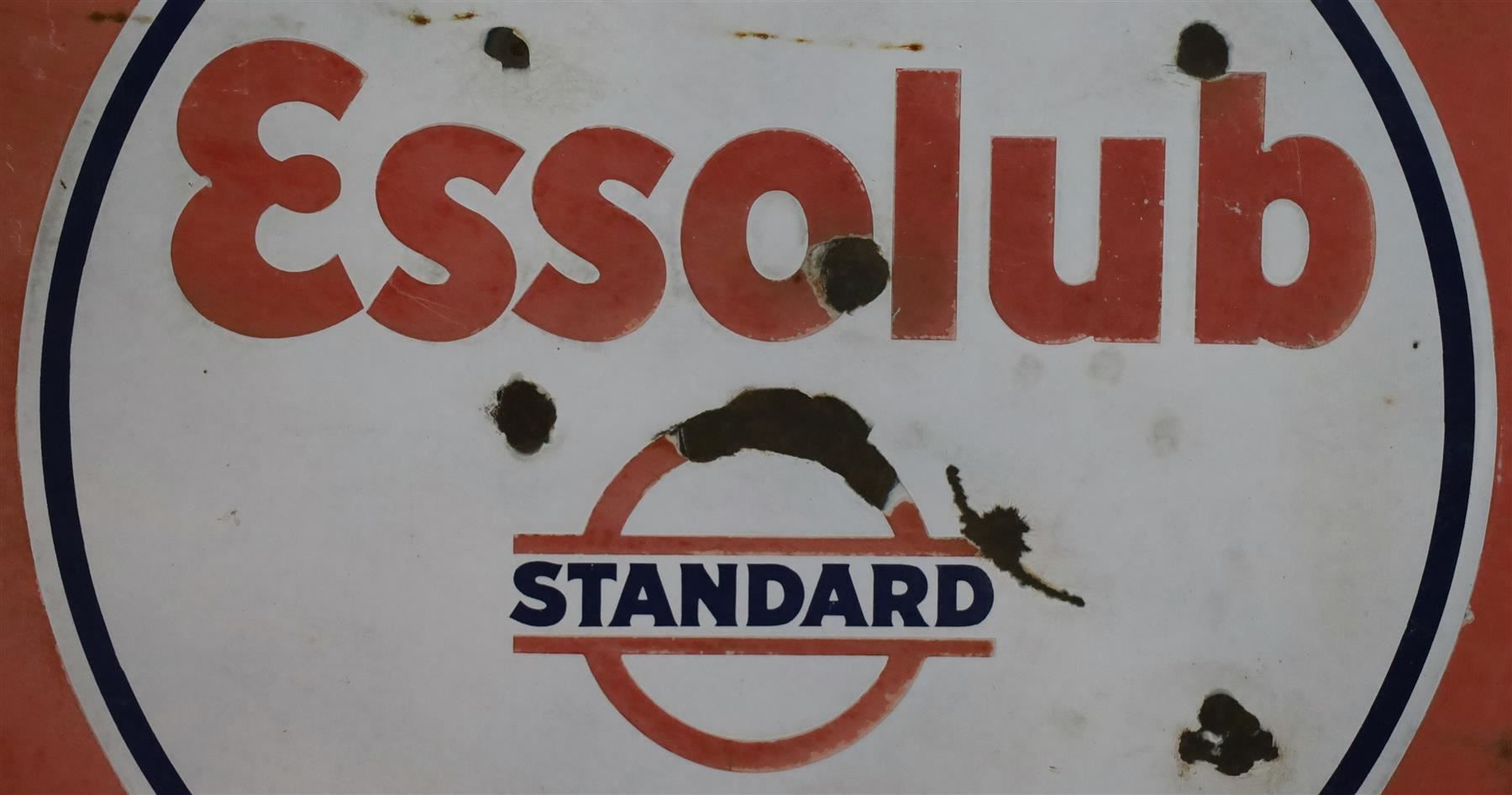 Insegne: Emailschild "Essolub, Standard Motoröl" – Usato da Birrwil venduto da brandschatz_birrwil 3