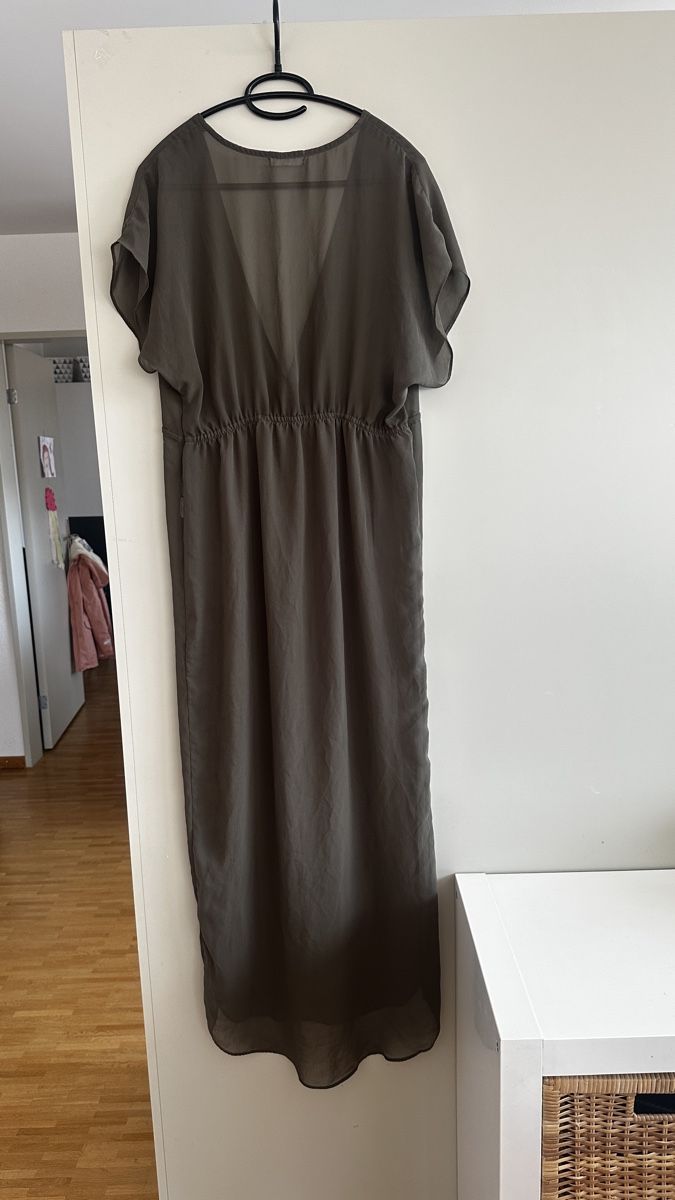 Zalando Kleider: Strandkleid Maxikleid, Khaki, Grösse L – Gebraucht aus Winterthur von -BeHappy24- 5