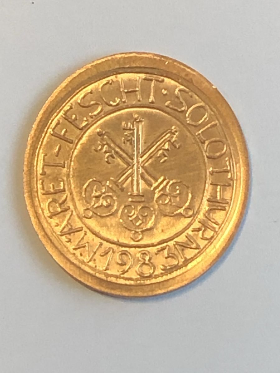 Medaillen: Fässler Medaille 1983 Märet- Fest Solothurn – Neu (gemäss Beschreibung) aus Reichenburg von Strok10 1