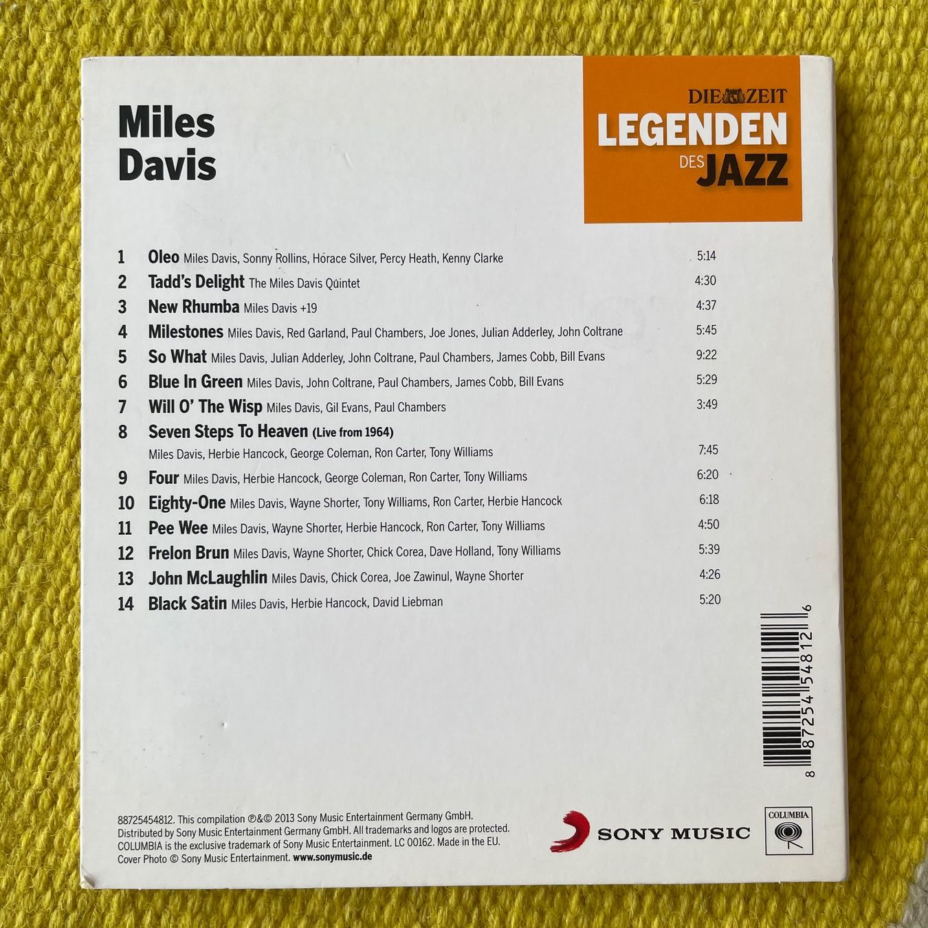 CDs: MILES DAVIS-LEGENDE DES JAZZ (DIGIPACK) – Gebraucht aus Rorschacherberg von CD-Roli 1
