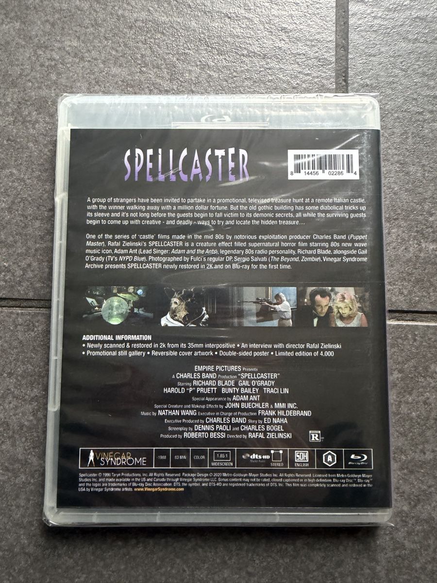 Tutti i DVDs: Spellcaster Vinegar Syndrome Blu-ray – Nuovo (secondo la descrizione) da Zürich venduto da cENS0R 4