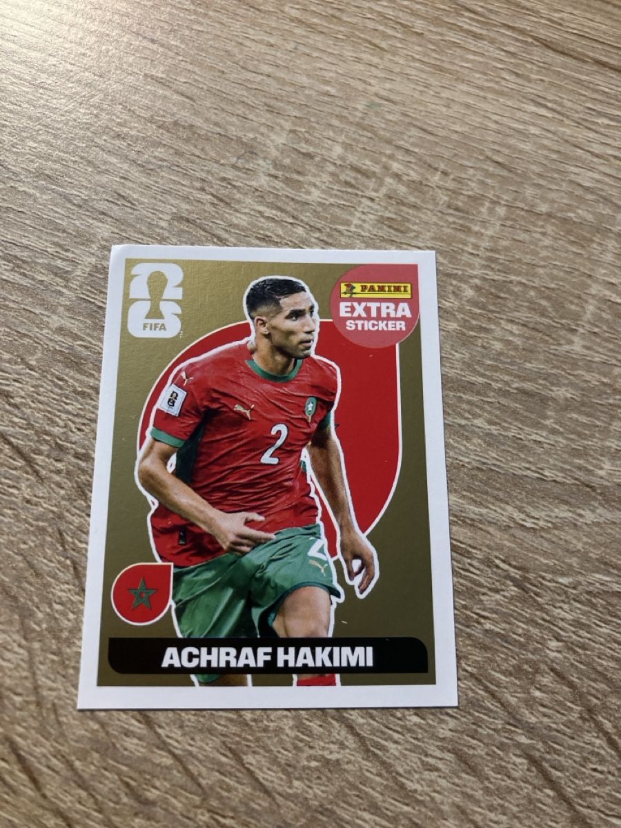 Panini Carte collezionabili: Panini WM 2026 Hakimi Extra Sticker GOLD – Nuovo (secondo la descrizione) da Chur venduto da tozzi-stickerworld