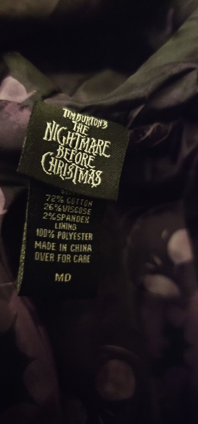 Cappotti: Gothic Mantel Samt "Nightmare Before Christmas" Gr.M – Nuovo (secondo la descrizione) da Zürich venduto da Daniela51 5