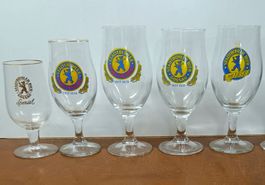 5 Bierglas Tulpen Bier Brauerei Stadtbühler Gossau