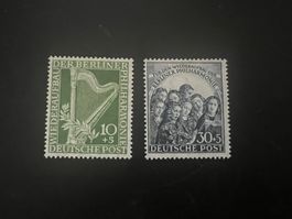 Deutschland Berlin  1950 Mi. Nr. 72-73   *   (4950)