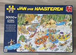 Jan van Haasteren-Puzzle "Wildwasser-Rafting"