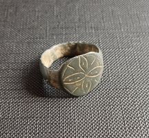 Antiker MITTELALTER Ring (ID 22 mm)