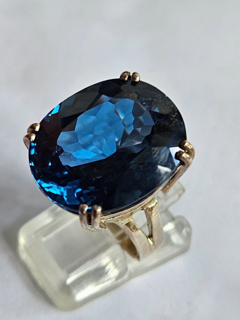 Anelli: Blau Topas Fingerring – Nuovo (secondo la descrizione) da Zürich venduto da Benedikt21 8