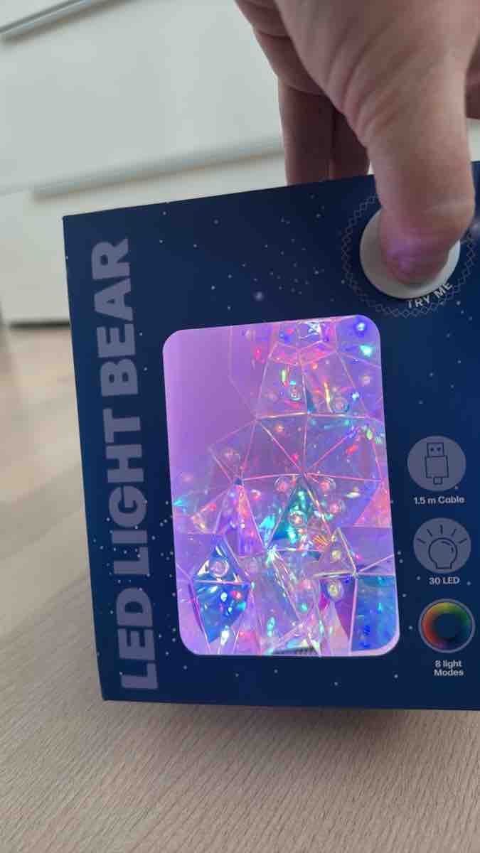 Lampade: LED Light Bear Bär mit 8 Lichtmodi Dekoleuchte – Nuovo e nell'imballaggio originale da Rütihof venduto da sacoaddebidasa 1