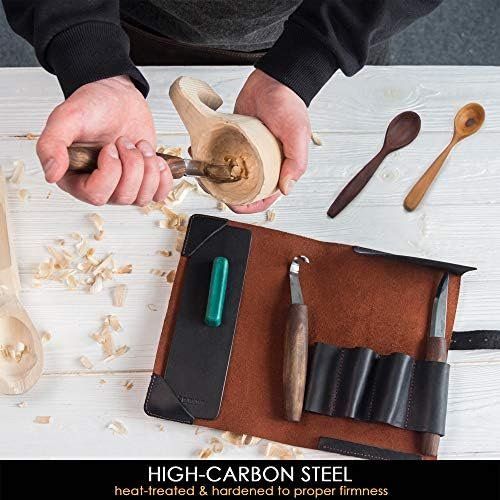 Tous les outils: Löffel-Schnitzwerkzeug-Set S14x Schnitzm Schnitzmesser – Neuf avec emballage d'origine à Hundwil par Stallone6 4