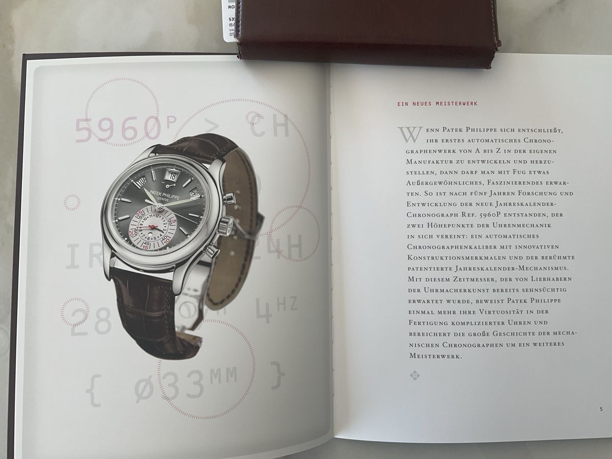 Livres: Patek Philippe Präsentation 5960 P  D – D'occasion à Brugg AG par Roby61 2