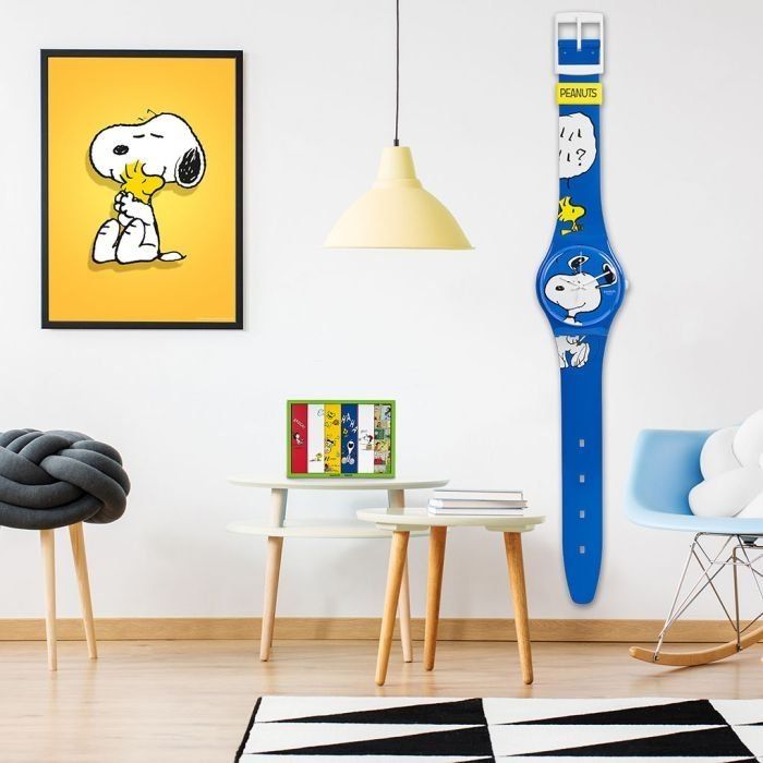 Swatch Orologi: MAXI Swatch Peanuts Snoopy neuve Limitée 444pcs - MSO29Z106 – Nuovo e nell'imballaggio originale da Biel/Bienne venduto da wpr_nr2l