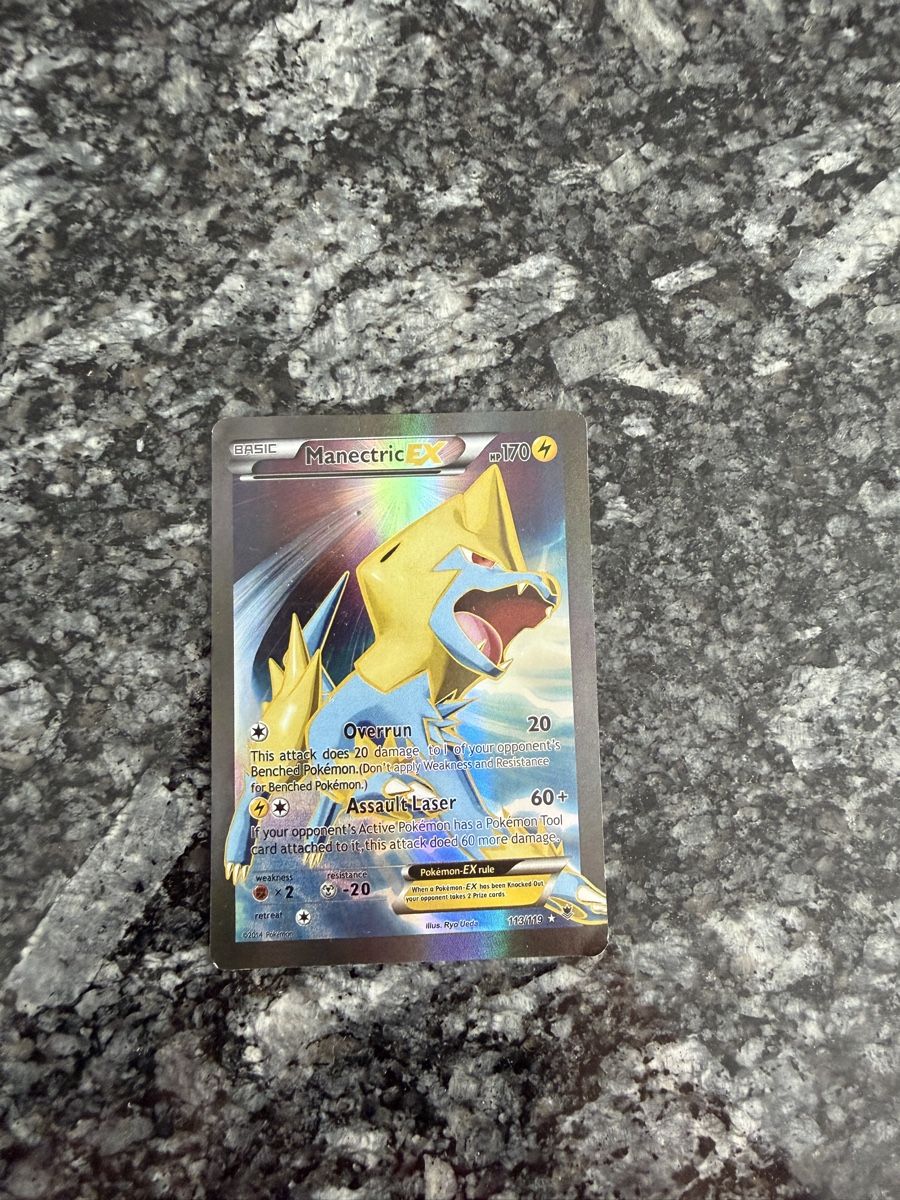 Pokémon Carte collezionabili: Pokémon Manectric EX 113/119 – Usato da Liestal venduto da arl_6tv7