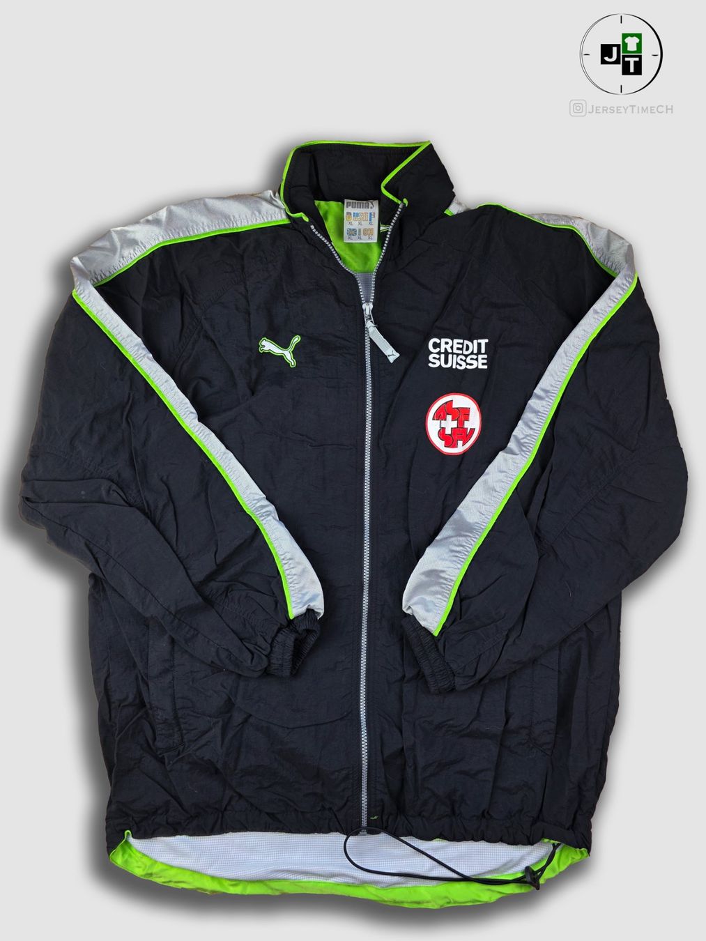 Puma Giacche: SCHWEIZ NATI JACKE VINTAGE 90er – Usato da Lüchingen venduto da Jersey_Time