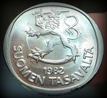 FINNLAND 1 MARKKA 1982 UNZ.