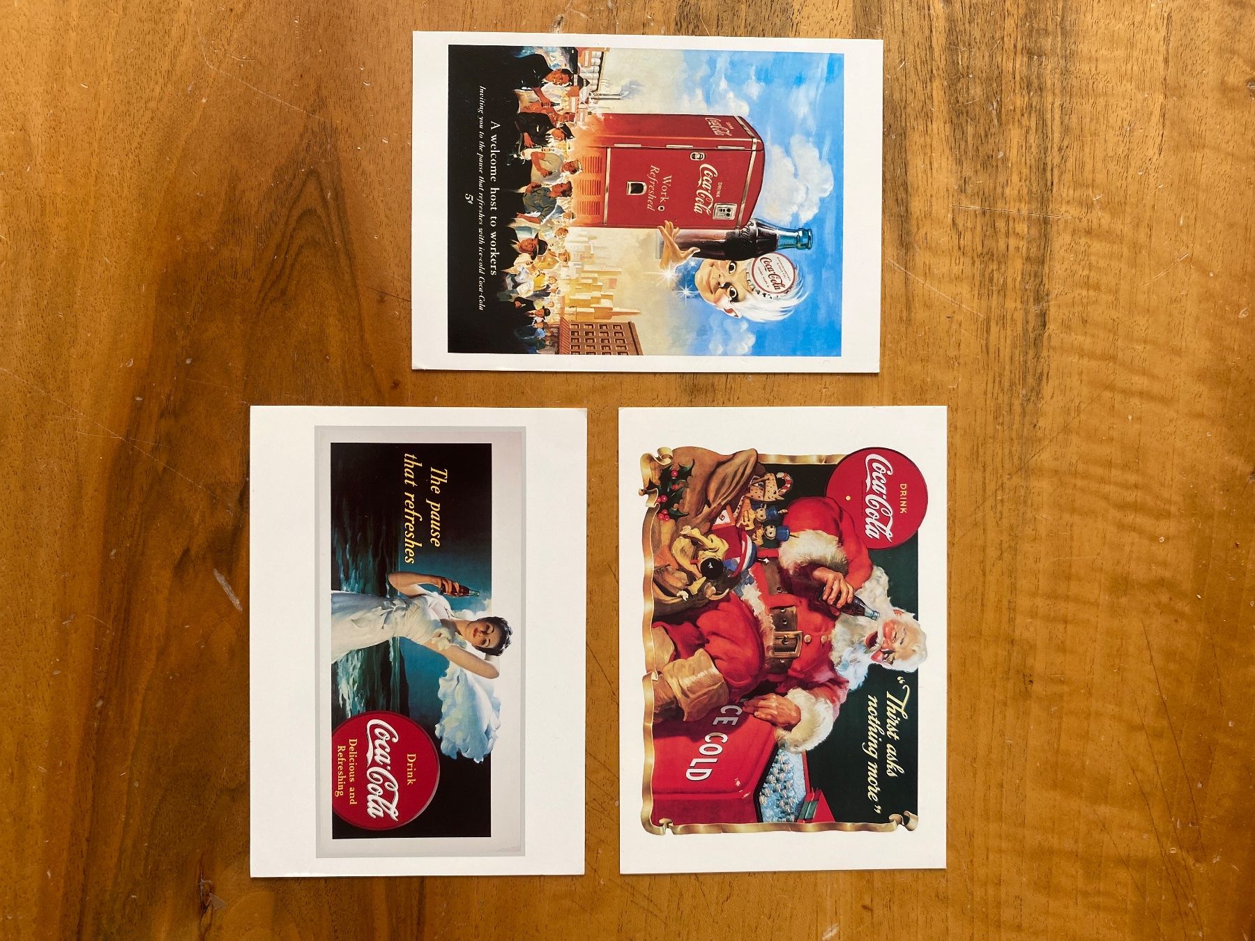 Ansichtskarten: 3 Coca-Cola Postkarten - NEU – Neu (gemäss Beschreibung) aus Dübendorf von Montclair