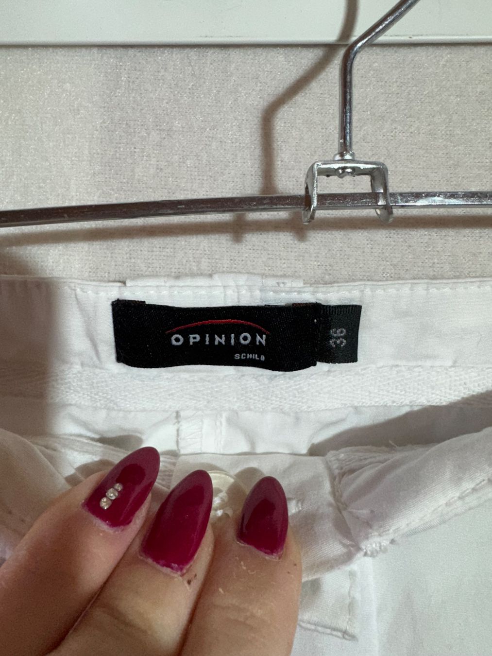 Pantaloni: Weisse Hose von Opinion Gr. 36 – Usato da Grosswangen venduto da SALE_SALE_SALE 1