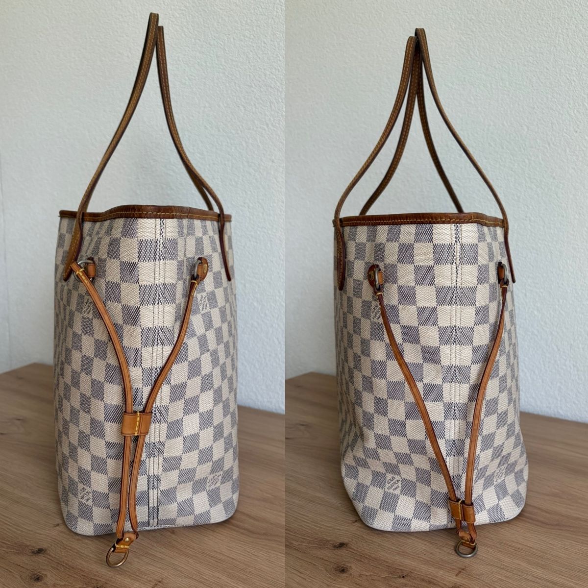 Louis Vuitton Borse da donna: Louis Vuitton Neverfull MM Damier Azur  – Usato da Naters venduto da DesireeR 2
