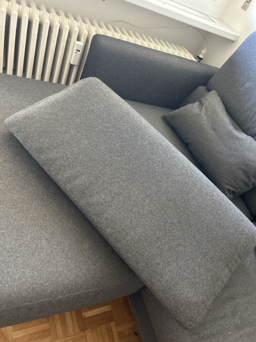 Divani: Ecksofa grau mit Chaiselongue gebrauchter Zustand – Usato da Ormalingen venduto da Brid512 2