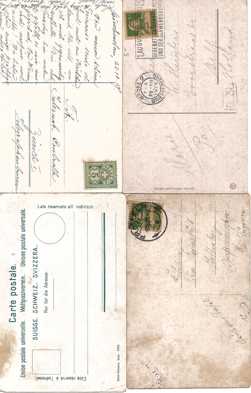 Cartoline postali: AK Basel  Stadt coloriert – Usato da Brunnadern venduto da eichmann.anton 5