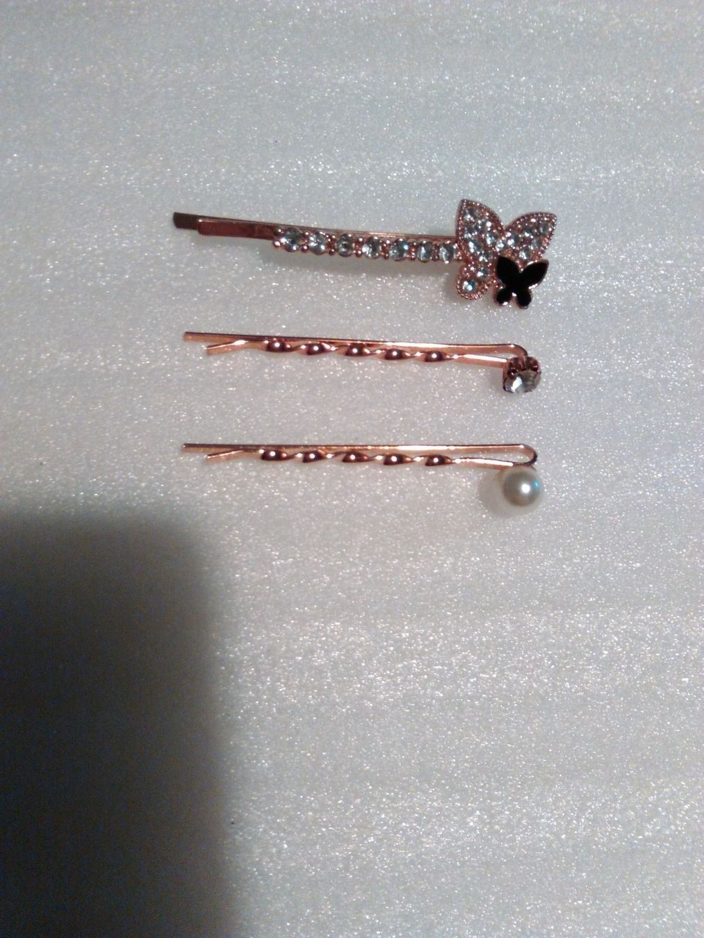 Accessoires pour cheveux: HAARKLIPS;3 stück,kristall,perlen – Neuf (Voir description) à Basel par bijoutrie_4 2