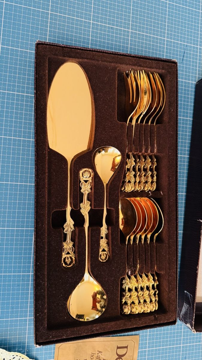 Set di posate: Decoré Besteck vergoldet – Usato da Rüschlikon venduto da Zorro8803 3