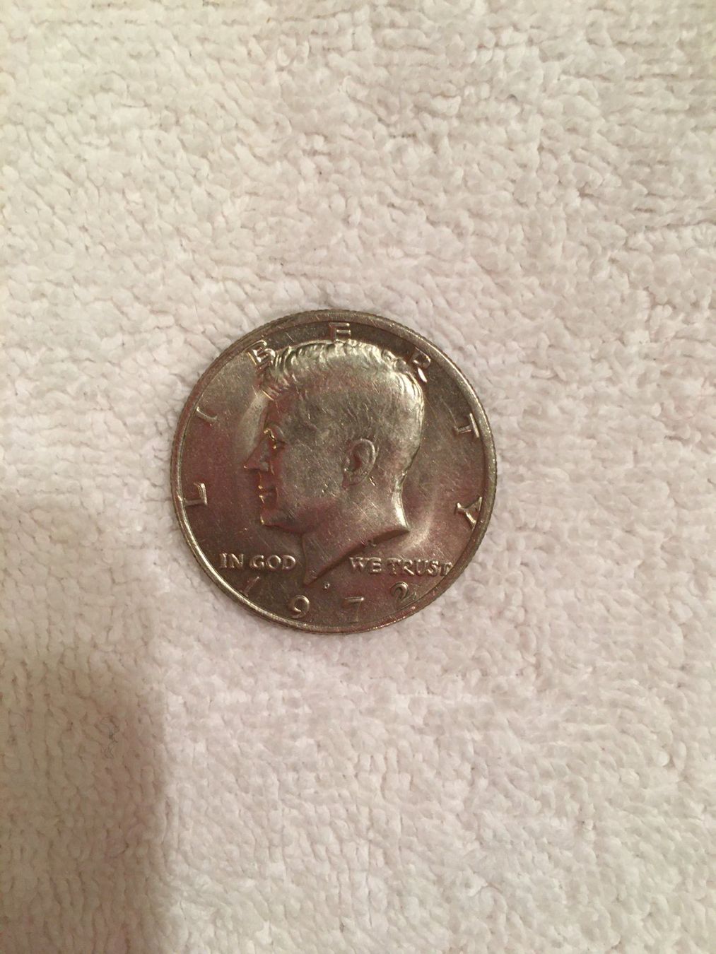 Alle Münzen: Seltene Kennedy Half Dollar Münze1972 – Gebraucht aus Heerbrugg von dwfg 3