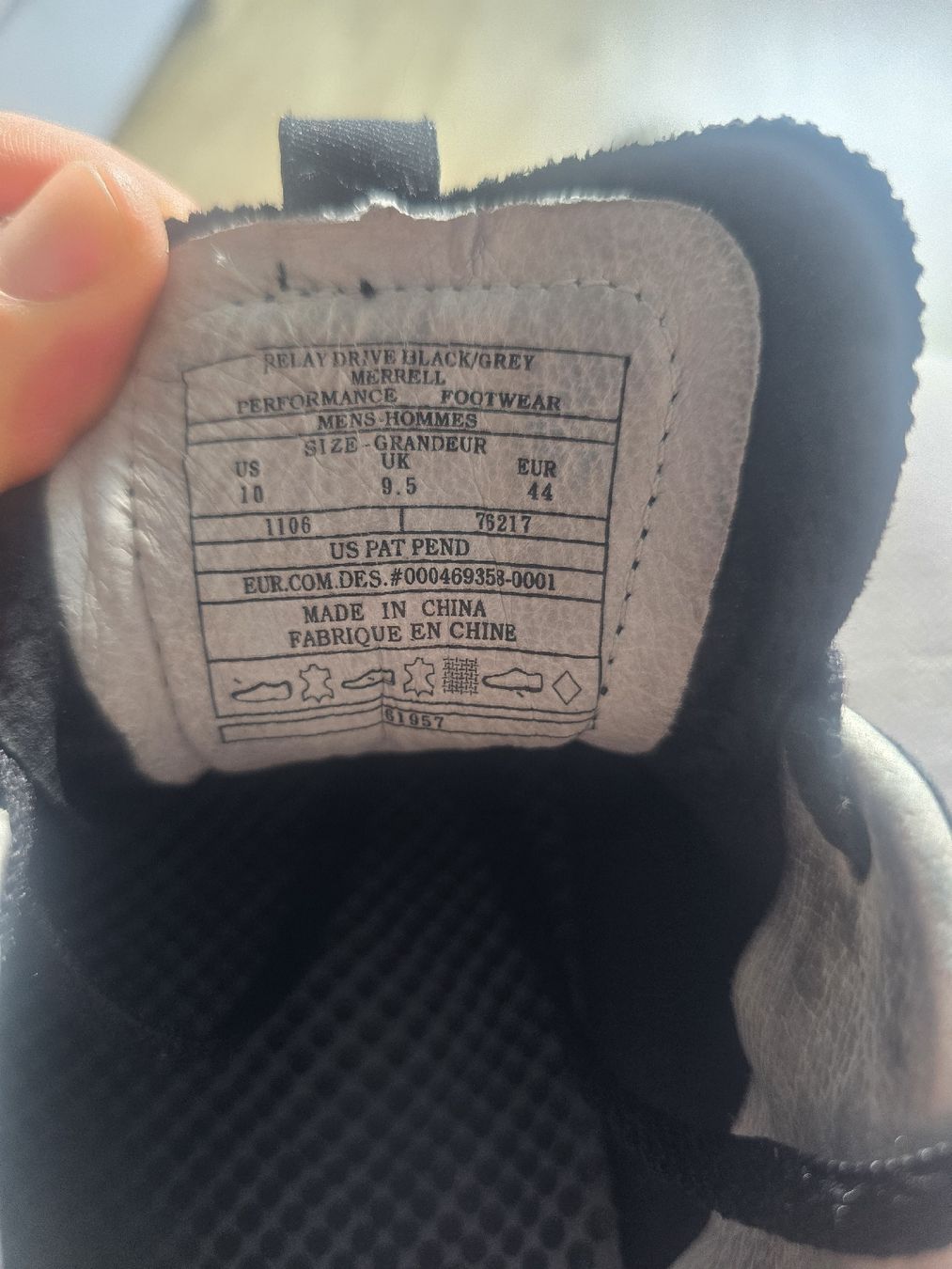 Merrell Scarpe da uomo: Merrell Relay Drive noires, Taille 44, parfaites  – Usato da Mont-sur-Lausanne venduto da Didinho 3