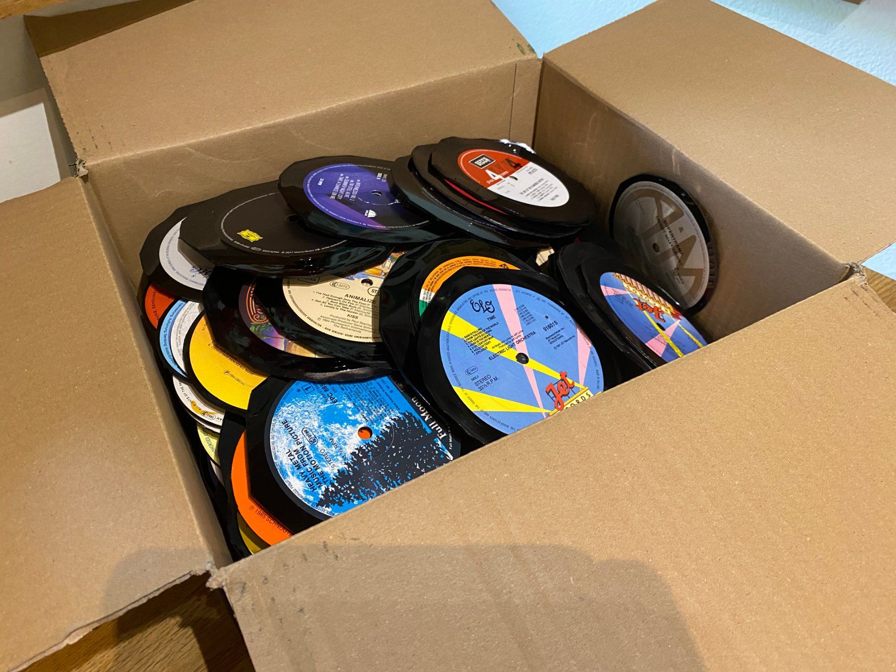 Dischi in vinile: Schallplatten Vinyl Labels 120 Stk. – Usato da Basel venduto da FatCatPacksTheRatt 6