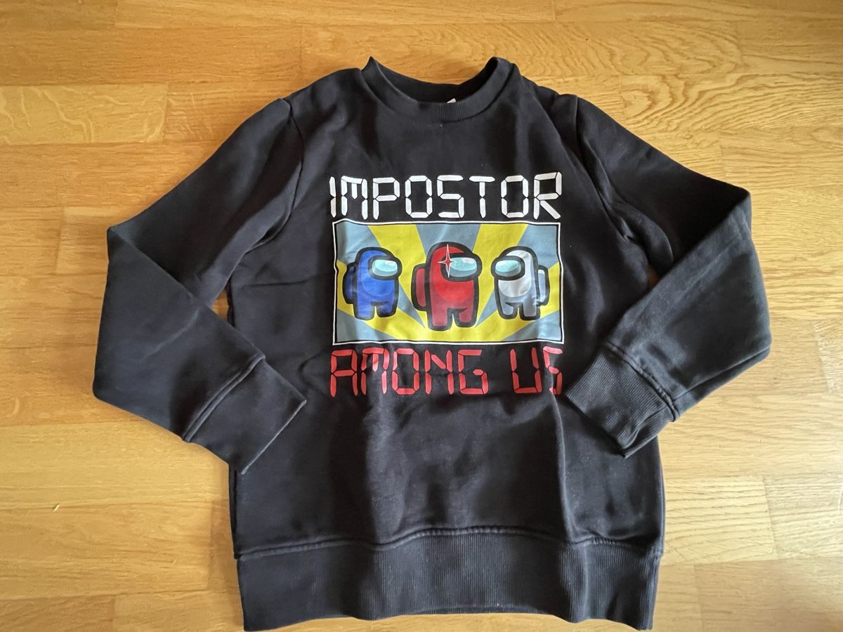 Pulls et sweat-shirts: Pullover impostor Among Us  Schwarz Grösse 134-140 – D'occasion à Bern par brup 1
