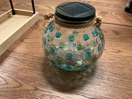 Tolle Solar Lampe aus Glas