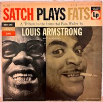 Louis Armstrong - Satch Plays Fats // LP: VG; Sleeve: VG-