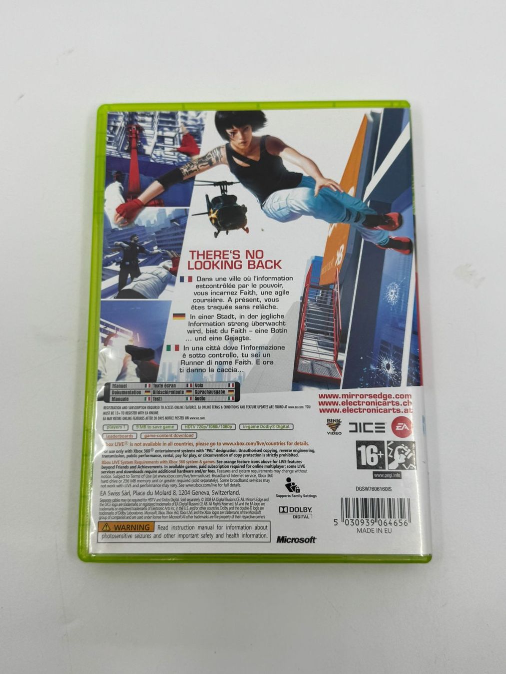 Giochi: Mirror's Edge (XBOX 360) – Usato da Herisau venduto da Seyashop1 2