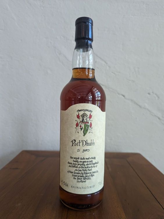 Poit Dhubh 21 Year Old Blended Whisky 70cl (alte Version) (Neu und ...