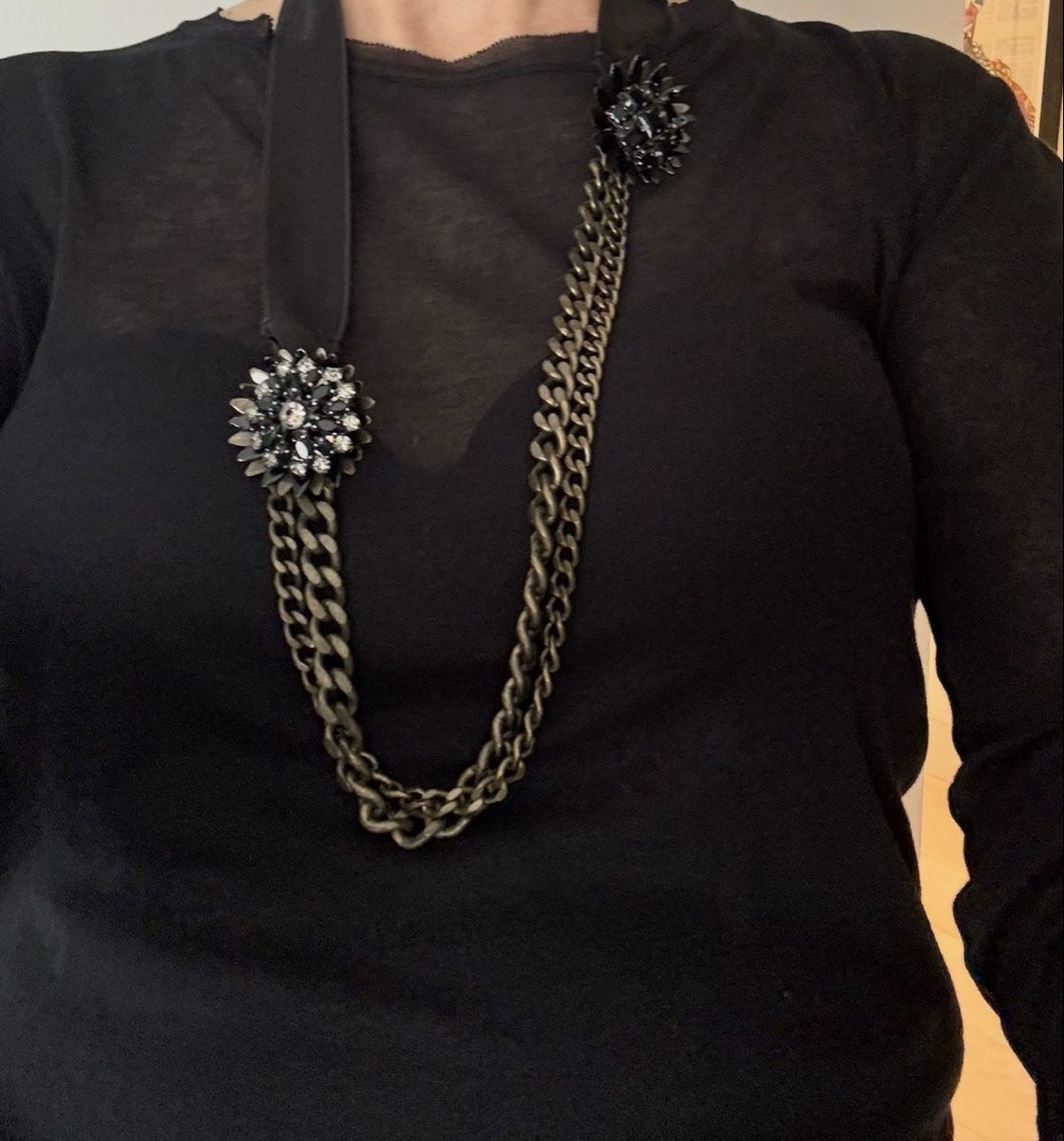 Marni Colliers: Collana Marni con catene e cristalli – Neuf (Voir description) à Ruvigliana par AnnaSwiss2026 4