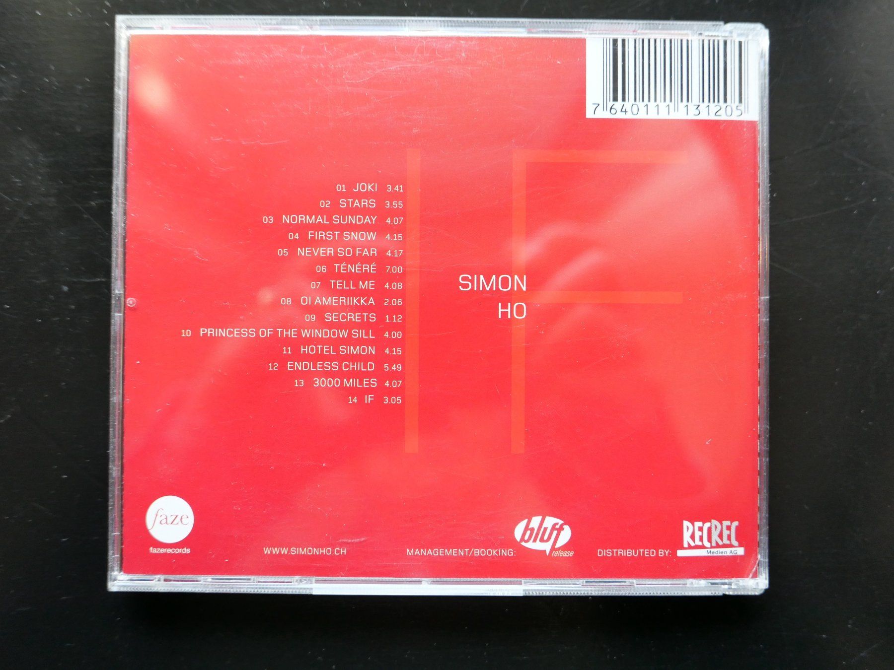 CD: CD  SIMON HO (CH): If (2005) – Usato da Bern venduto da Balzamico 1