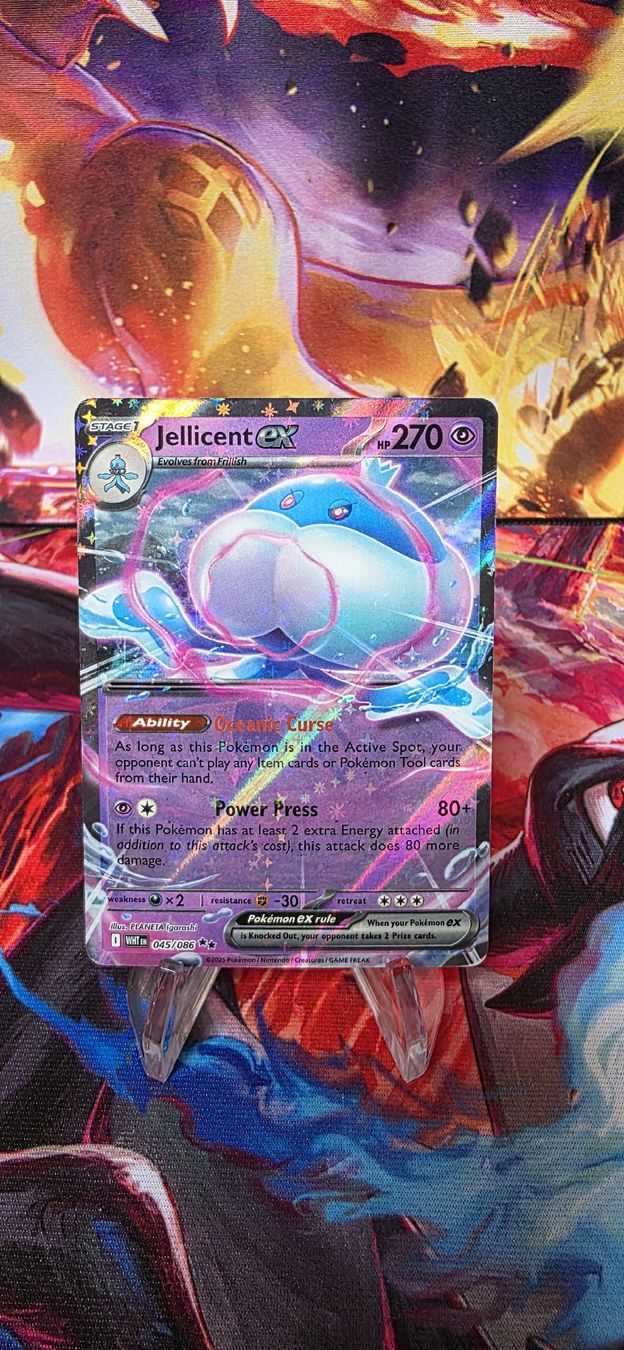 Pokémon Carte collezionabili: Jellicent ex 045/086 White Flare WHT – Nuovo (secondo la descrizione) da Frutigen venduto da Sinnohan_Zorua