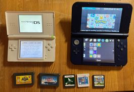 New Nintendo 3DS XL & Nintendo DS Lite inkl. Games