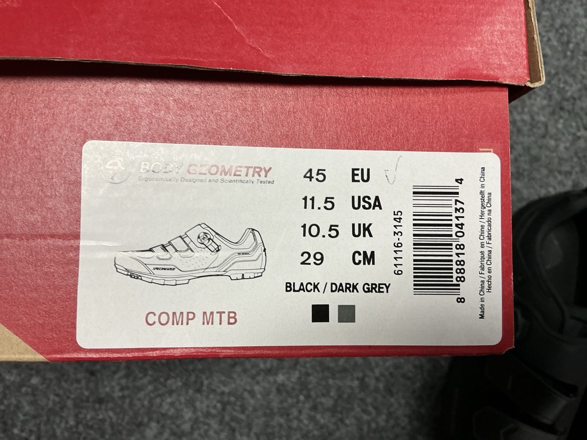 Specialized Herrenschuhe: Specialized Comp MTB taille 45 – Neu und originalverpackt aus Borex von b-cycle 2