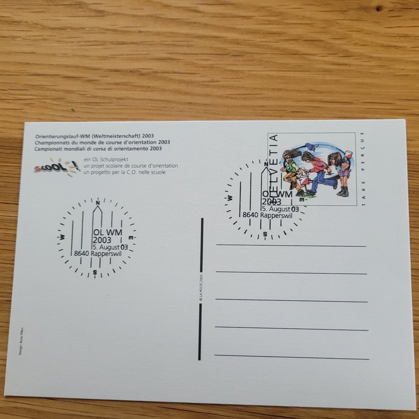 Cartoline postali: GS Karte Rapperswil 2003 – Usato da Biel/Bienne venduto da Destockweb