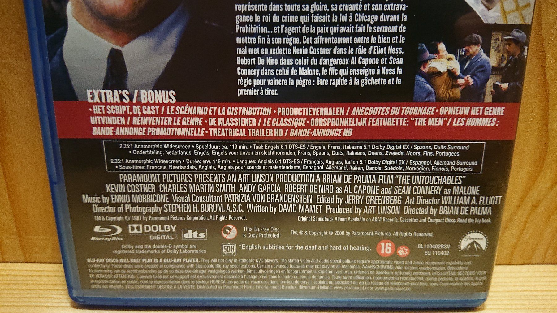 Tutti i DVDs: THE UNTOUCHABLES Blu-Ray Französisch Version – Usato da Wilderswil venduto da Exebub 3