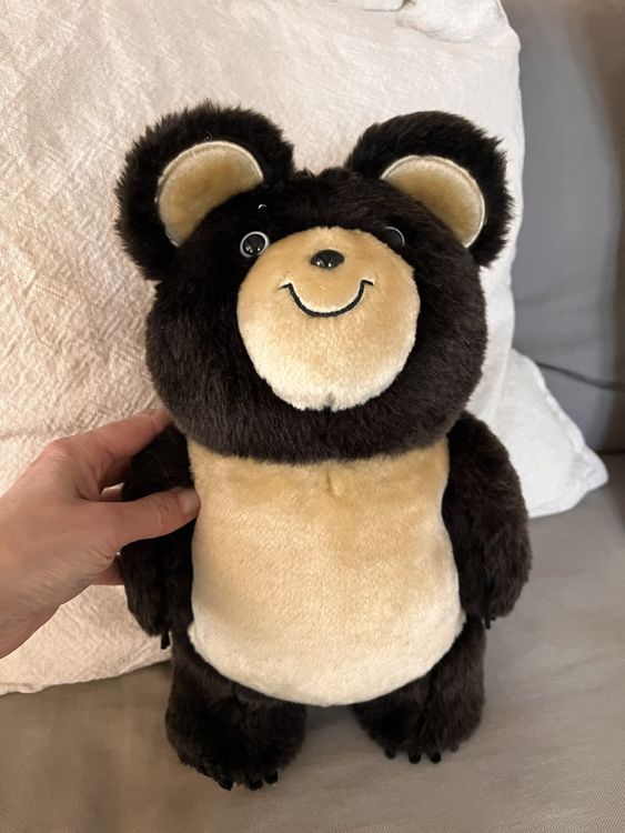 Ours Mascotte Souvenir Des Jeux Olympiques De Moscou 1980 - Vintage Et Rare