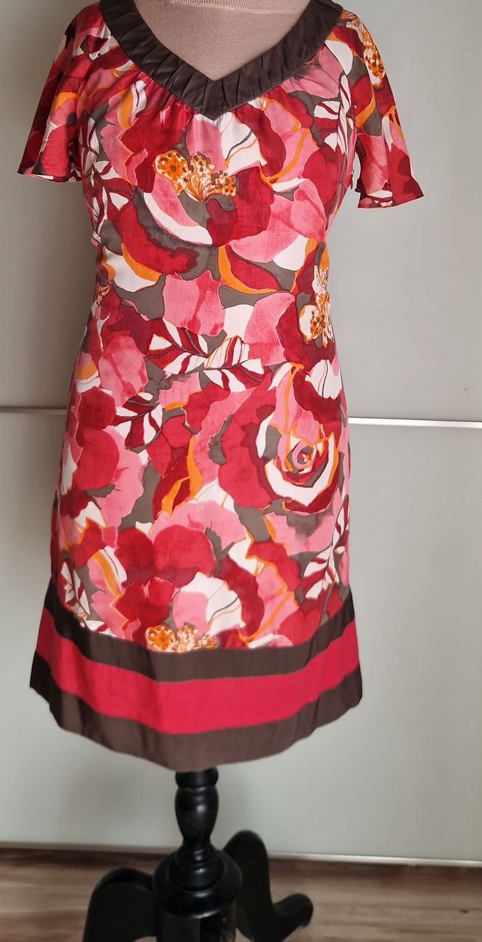 Vestiti: Sommerliches Kleid mit Blumenmuster, Grösse M, OUI – Usato da Gwatt (Thun) venduto da Letzte-Chance-II