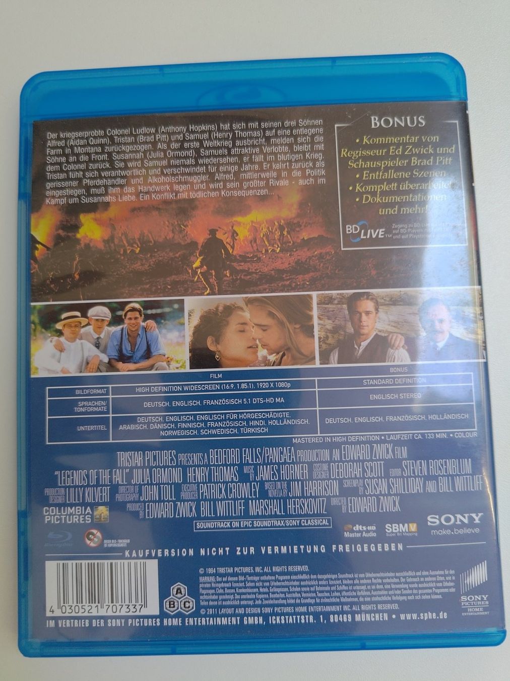 Alle DVDs: Legenden der Leidenschaft – Gebraucht aus Liestal von  2