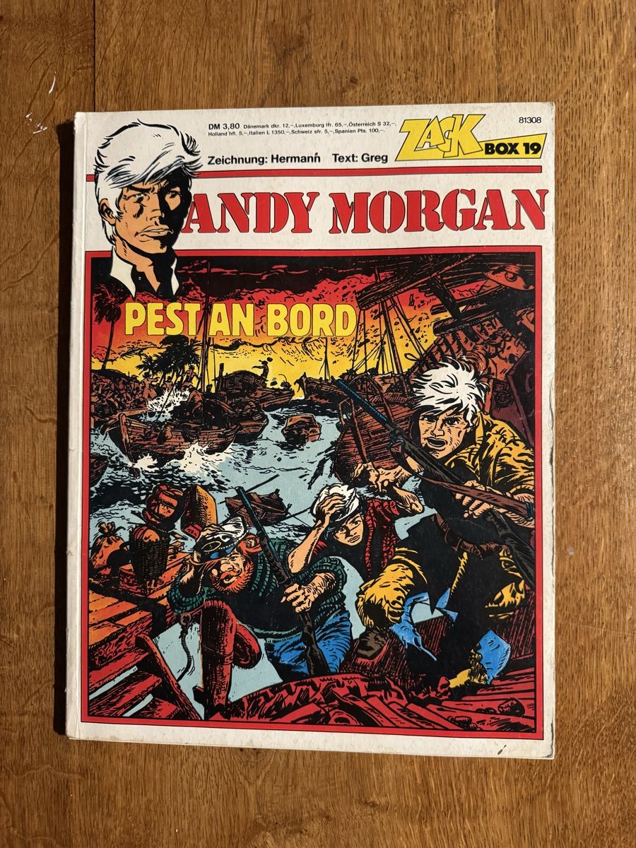 Fumetti: Andy Morgan-Pest an Bord / Zack Box Nr. 19 - Comic – Usato da Spiegel b. Bern venduto da dijaro