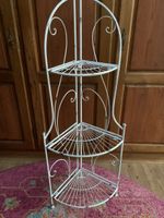 Shabby Chic Regal, Eckregal, weiss, dekorativ, Vintage